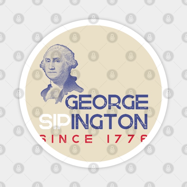 George Sipington Humor Shirt Magnet by Energy Collage